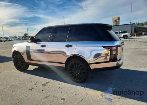 2015 Land Rover Range Rover Hse z USA, uszkodzony, nr VIN SALGS2VF5FA209697